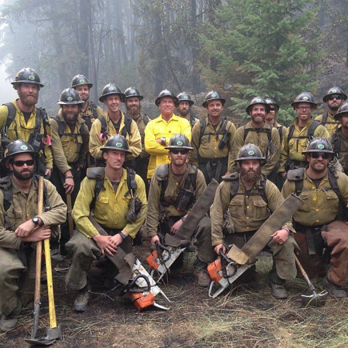 Hot Shot Wildland Fire Crew USFS Montana Bitterroot National Forest Hotshot Crew